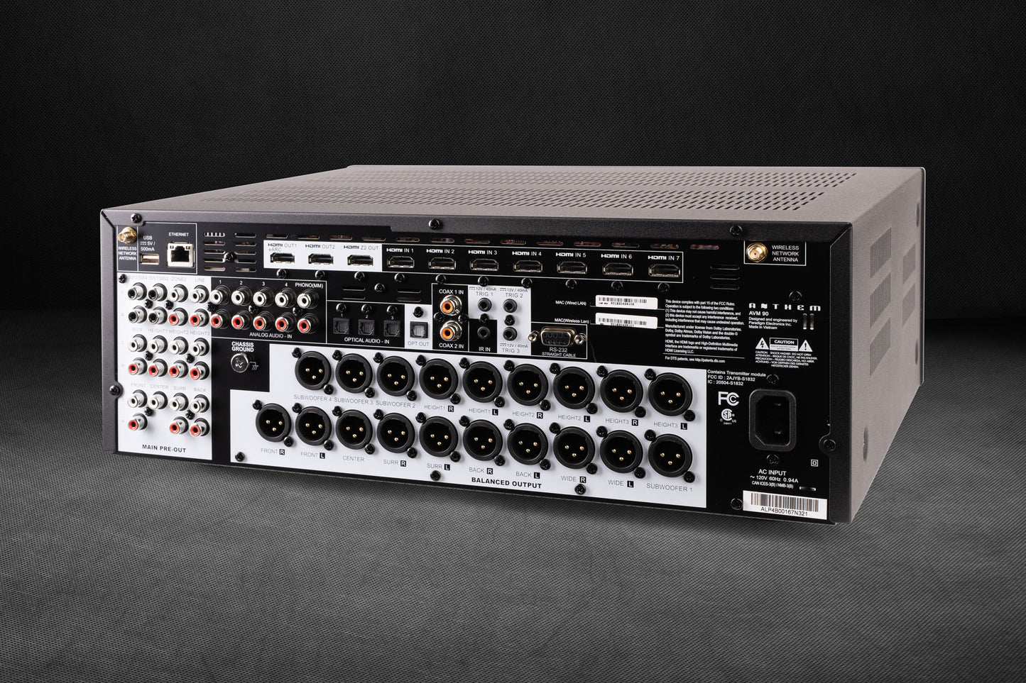 Anthem AVM90 15.4 Channel 8K Preamp Processor