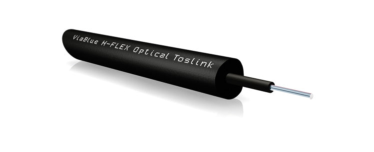 VIABLUE H-Flex Optical Cable with T8 Toslink Connectors
