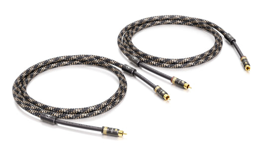 VIABLUE™ NF-S1 Silver Analog Cable with RCA - 1 Pair
