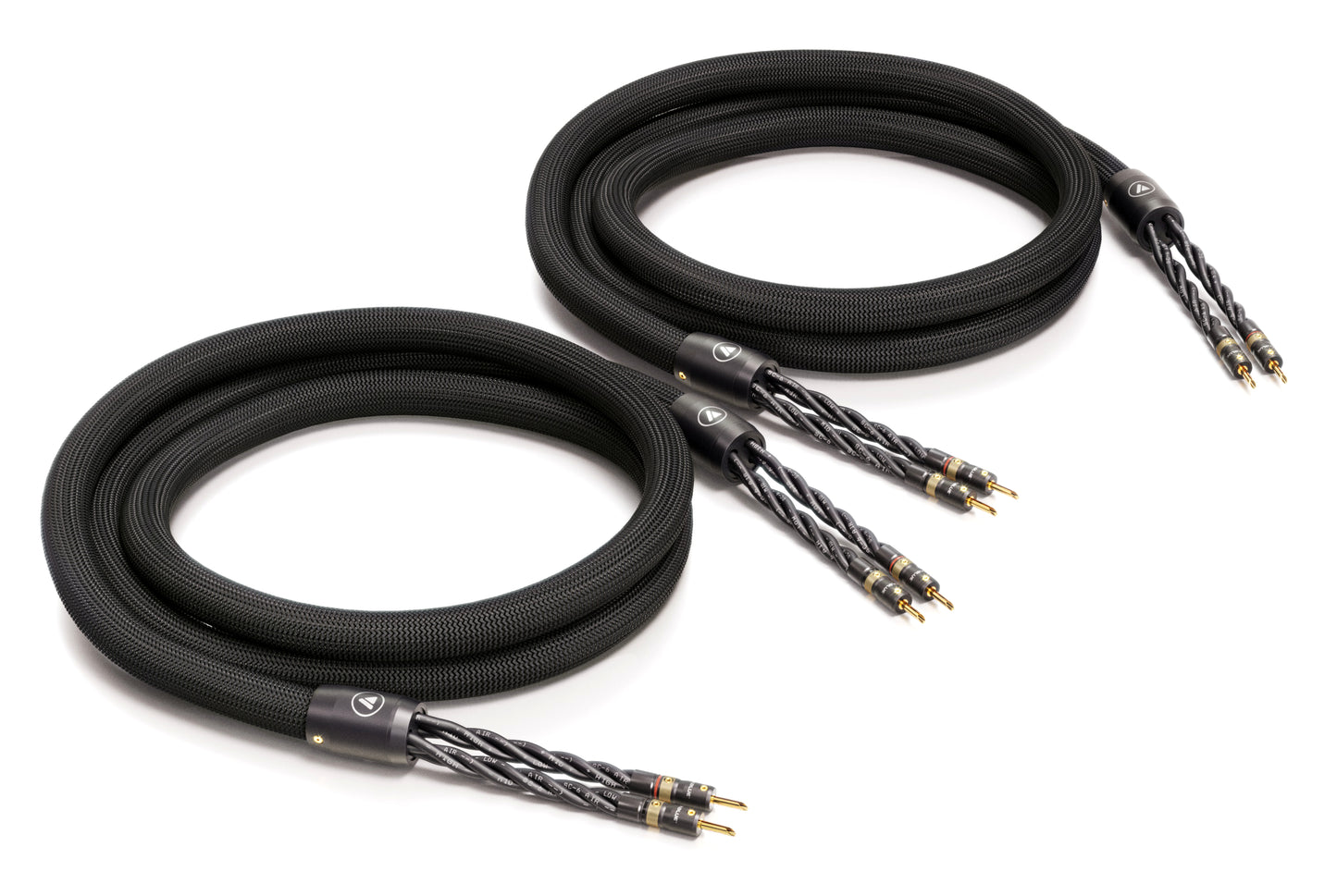 VIABLUE SC-6 Air Single Wire Speaker Cable Pair with T8 Banana Plugs