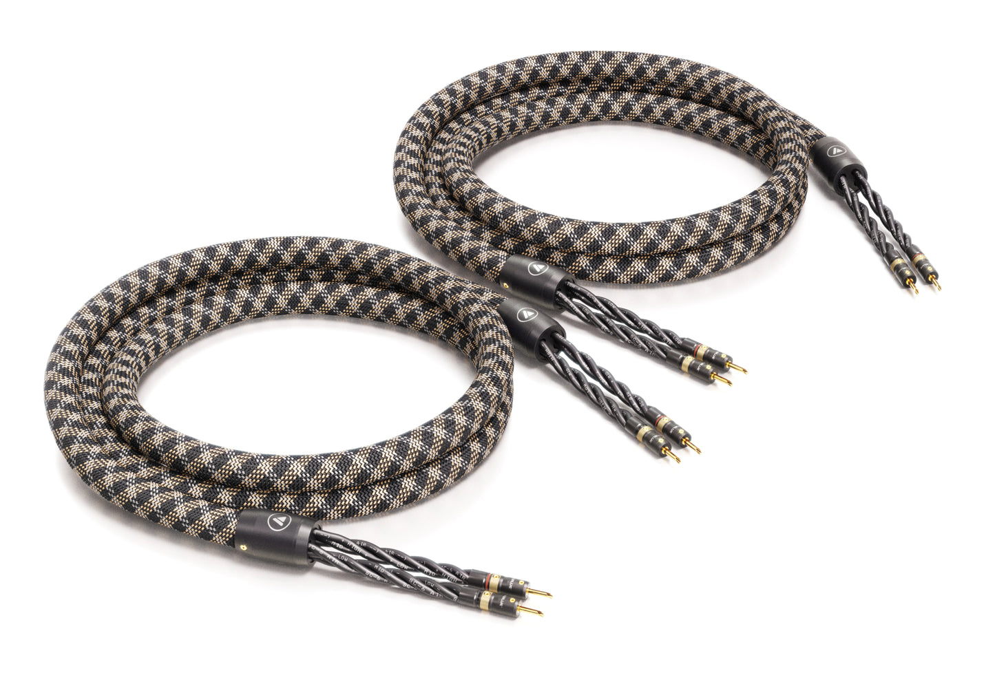 VIABLUE SC-6 Air Single Wire Speaker Cable Pair with T8 Banana Plugs