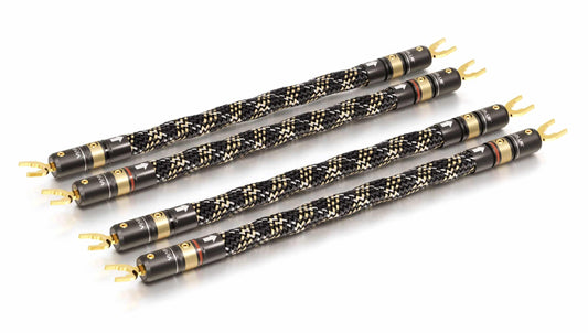 VIABLUE™ SC-6 Air Jumpers 0.15 meter with T8 Spades (both ends) - 2 pairs
