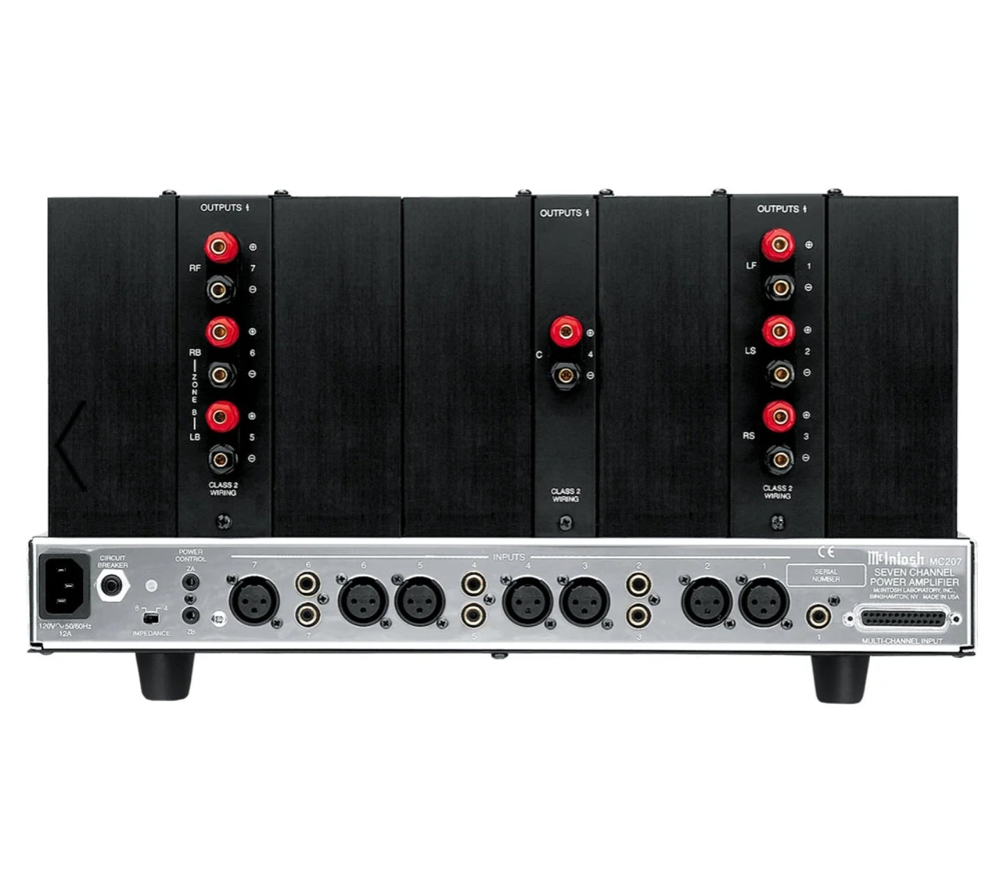 McIntosh MC207 7-Channel 200 Watt Solid State Amplifier