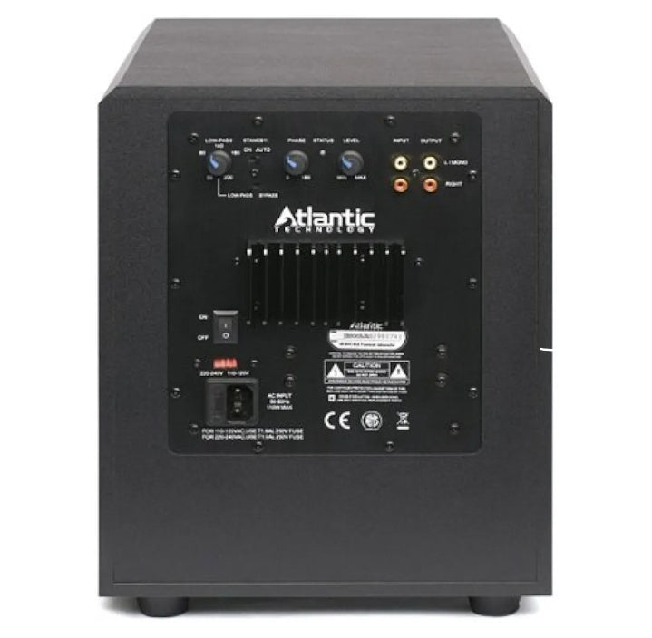 Atlantic Technology SB900 125-Watt 8" Front Firing Powered Subwoofer
