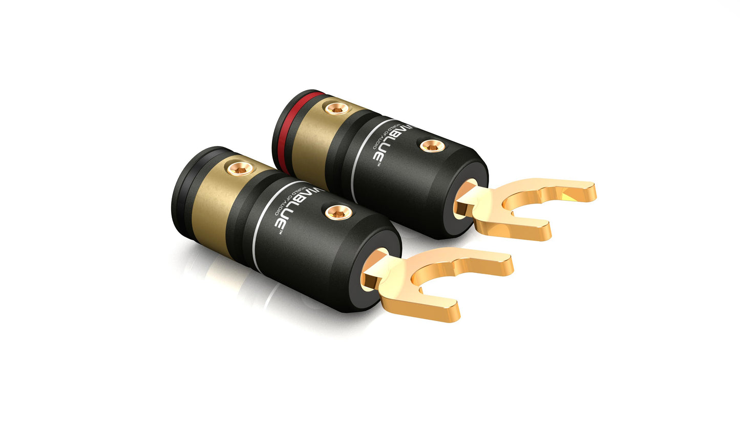VIABLUE™ SC-6 Air Jumpers 0.15 meter with T8 Spades (both ends) - 2 pairs