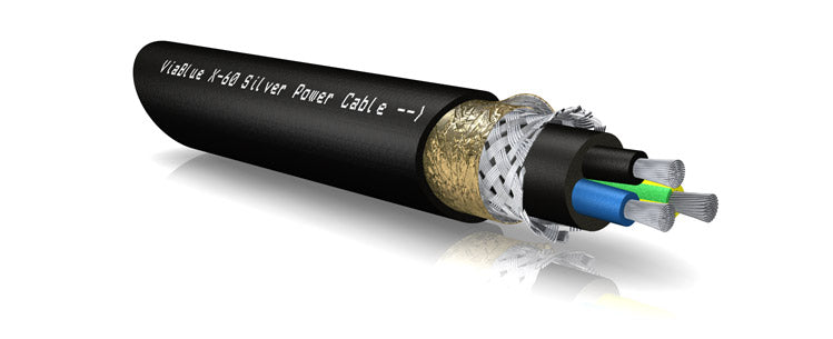 VIABLUE™ X-60 Silver AC Power Cable USS 3x 6.0mm2