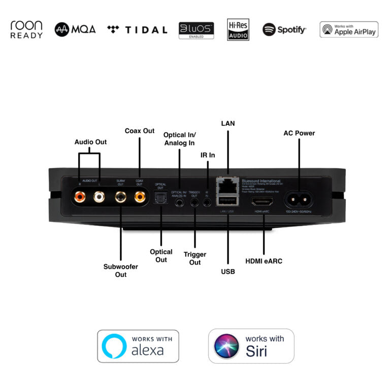 Bluesound Node N130 Wireless Multi-Room Hi-Res Music Streamer