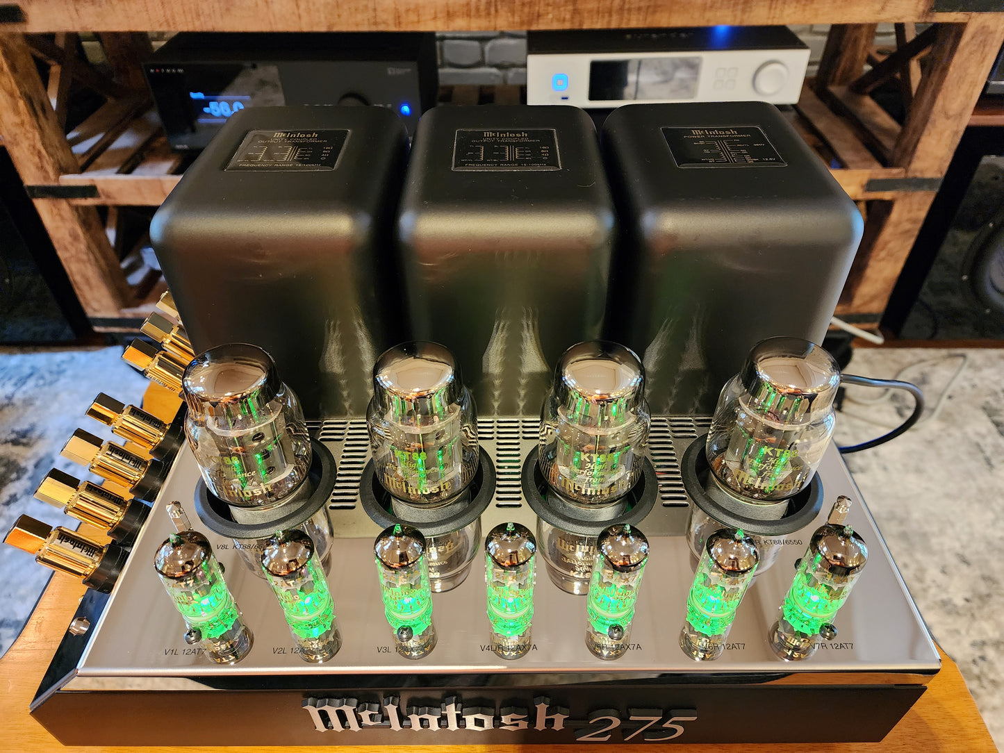 McIntosh MC275 2-Channel Vacuum Tube Amplifier Mk VI- Trade-in - 9.5/10