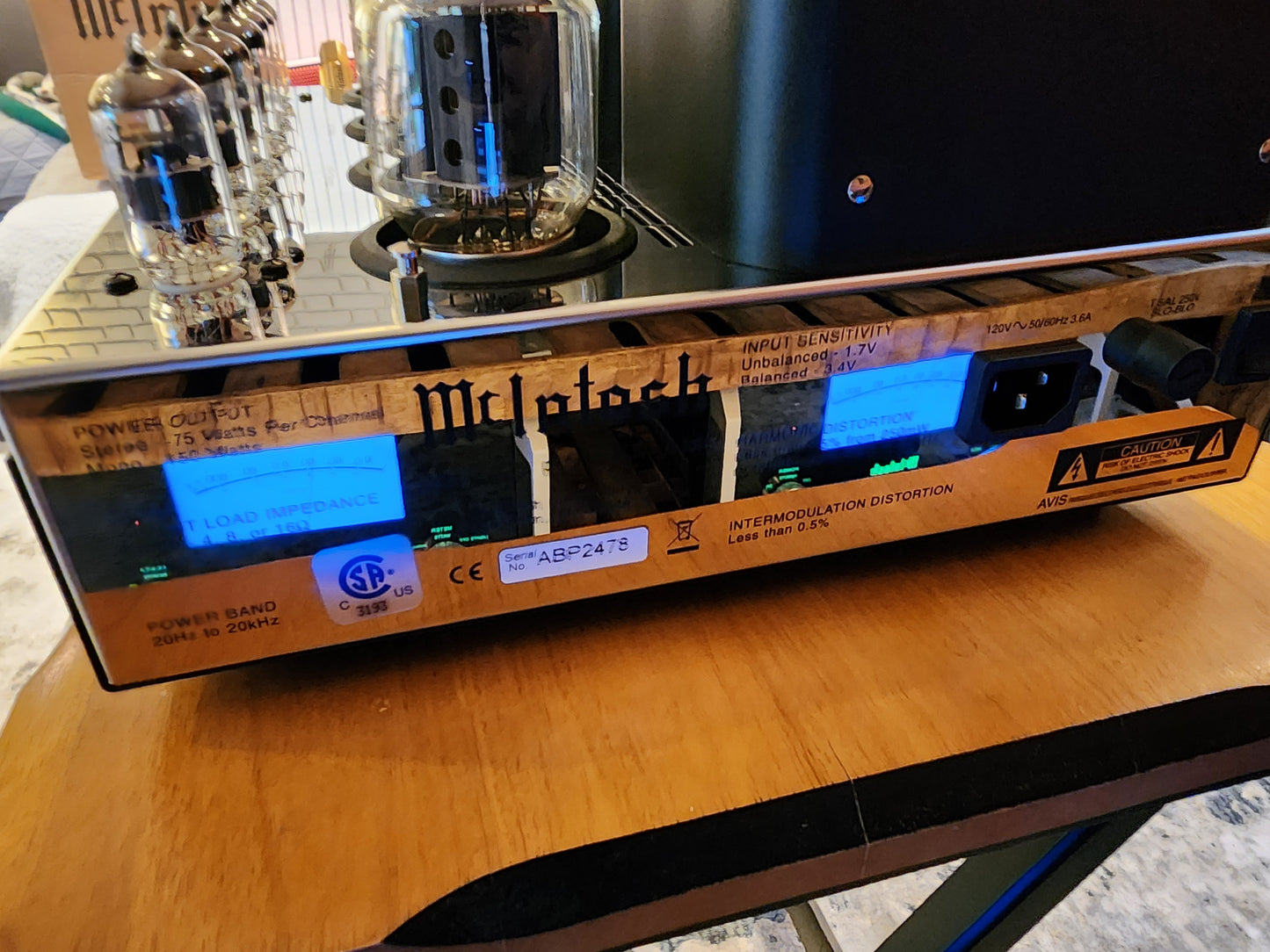 McIntosh MC275 2-Channel Vacuum Tube Amplifier Mk VI- Trade-in - 9.5/10