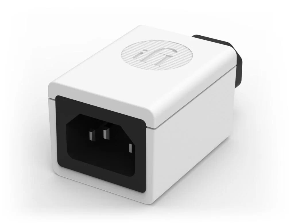 iFi SilentPower - GND Defender - Intelligent Ground Control, IEC Connector Ground Loop Remover - Each