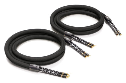 VIABLUE™ SC-6 Air Single Wire Speaker Cable Pair with T8 Spades - 1 Pair