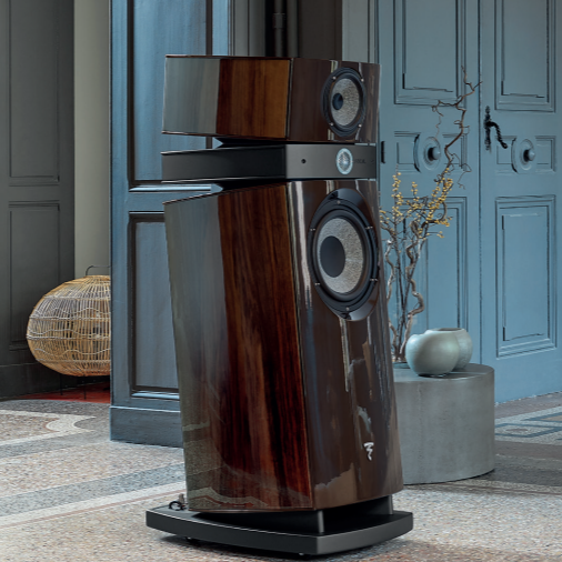 Focal Scala Utopia EVO III Black Face & Dark Walnut Sides - Each (Must Buy in Pairs) - with Warranty