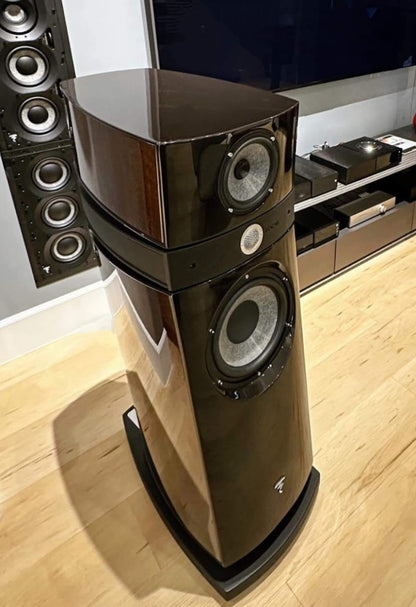 Focal Scala Utopia EVO III Black Face & Dark Walnut Sides - Each (Must Buy in Pairs) - with Warranty