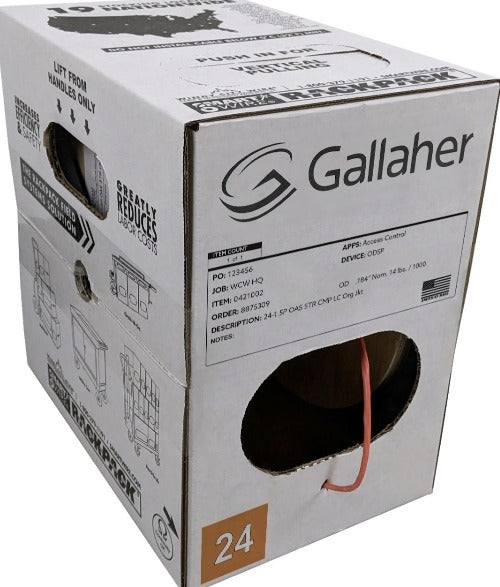 Gallaher #428100BR 16 Guage / 2 Conductor Unshielded Stranded Non-Plenum Commercial Grade Wire